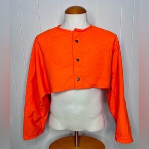 Vintage C.C. Filson Blaze Orange Shoulder Cover Hunting Shirt